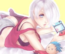 Rule 34 | 1girl, angel (kof), blue eyes, breasts, large breasts, looking at viewer, snk, tagme, the king of fighters