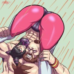 ...(series) thick_thighs thighs toned wide_hips wrestling zangief score:42 ...