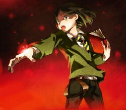 Rule 34 | 1boy, bad id, bad pixiv id, bob cut, book, brown hair, bubble06, command spell, fate/stay night, fate/zero, fate (series), fire, magic, male focus, necktie, open mouth, outstretched hand, solo, waver velvet