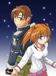 00s 1boy 1girl lyrical_nanoha mahou_shoujo_lyrical_nanoha mahou_shoujo_lyrical_nanoha_strikers teana_lanster vice_granscenic