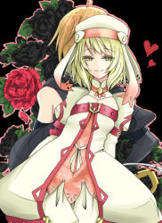 Rule 34 | 00s, 1boy, 1girl, alice (tales), bad id, bad pixiv id, black flower, black rose, blonde hair, emil castagnier, flower, hat, ikubou (idealday), kibou (pue), md5 mismatch, red flower, red rose, rose, scarf, short hair, smile, tales of (series), tales of symphonia, tales of symphonia: dawn of the new world, yellow eyes