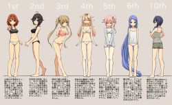 Rule 34 | 10s, 6+girls, absurdly long hair, ahoge, black bra, black hair, black panties, blonde hair, blue bra, blue eyes, blue hair, bow, bow bra, bow panties, bra, braid, breasts, brown hair, bust chart, camisole, cassandra (seishun katsu sando), cleavage, hair ornament, hairband, hairclip, harusame (kancolle), image sample, jacket, kantai collection, large breasts, lineup, long hair, md5 mismatch, medium breasts, multiple girls, murasame (kancolle), panties, pink bra, pink eyes, pink hair, pink panties, red eyes, remodel (kantai collection), samidare (kancolle), shigure (kancolle), shiratsuyu (kancolle), short hair, shorts, side ponytail, single braid, small breasts, suzukaze (kancolle), translation request, twintails, underwear, underwear only, very long hair, white bra, white panties, yuudachi (kancolle)