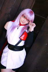 Rule 34 | cosplay, gintama, glasses, mizuhara arisa, photo (medium), purple hair, sarutobi ayame