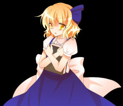 Rule 34 | 1girl, alice margatroid, alice margatroid (pc-98), alphes (style), blonde hair, book, bow, female focus, hair bow, lain24, mystic square, parody, short hair, simple background, solo, style parody, suspenders, touhou, touhou (pc-98), yellow eyes