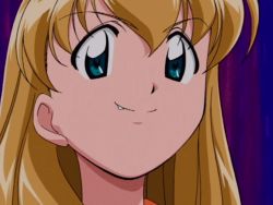 Rule 34 | 1girl, ai yori aoshi, animated, animated gif, blonde hair, blue eyes, bouncing breasts, bow, bowtie, breasts, cleavage, closed eyes, detached collar, fang, fire, happy, hat, large breasts, leotard, long hair, sleeveless, tiger, tina foster, wrist cuffs