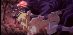Rule 34 | 10s, 1boy, 1girl, animated, animated gif, arm grab, bestiality, blonde hair, blue eyes, blush, bouncing breasts, breasts, censored, clenched teeth, defeat, doggystyle, elbow gloves, forest, from side, gloves, hair ornament, hetero, honjou erena, interspecies, large breasts, large insertion, leg grab, looping animation, magical girl, mahou shoujo erena, moaning, monster, nature, nipples, nude, outdoors, profile, restrained, screencap, sex, sex from behind, stitched, stomach bulge, tears, teeth, tentacle sex, tentacles, thighhighs, third-party edit, tongue, tongue out, torn clothes, torn legwear, tree, twintails, valkyria (studio), white thighhighs