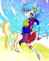 Rule 34 | 1girl, blue eyes, blue hair, dorothy west, electric guitar, enouchi ai, guitar, instrument, looking at viewer, pretty series, pripara, short hair, solo, tongue, tongue out