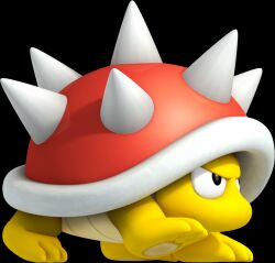 Rule 34 | animal, mario (series), new super mario bros. 2, nintendo, no humans, official art, shell, spiked shell, spikes, spiny, tachi-e, transparent background, turtle, turtle shell, walking