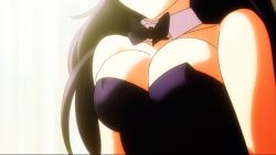 Rule 34 | 10s, 1girl, animated, animated gif, bouncing breasts, breasts, grisaia (series), grisaia no kajitsu, large breasts, long hair, rabbit girl, sakaki yumiko, solo