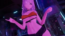 Rule 34 | 1girl, 3d, animated, ass, audible music, blue eyes, breasts, crazymango, dancing, grey hair, leotard, medium breasts, playboy bunny, solo, sound, tagme, thighs, video, vrchat