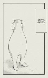 Rule 34 | absurdres, ancient iranian ceramics, commentary, english commentary, greyscale, highres, meme, monochrome, no humans, original, photo-referenced, pottery, still life, tyrone, what