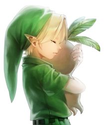 Rule 34 | 2boys, belt, blonde hair, carrying, closed eyes, commentary request, deku butler&#039;s son, deku scrub, from side, green headwear, green tunic, hug, leaf, link, male focus, multiple boys, nintendo, phrygian cap, pointy ears, profile, short sleeves, simple background, the legend of zelda, the legend of zelda: majora&#039;s mask, tonykun, transparent background, tunic, upper body, white background, young link