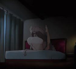 Rule 34 | 1boy, 1girl, animal ears, animated, bed, dark-skinned male, dark skin, folded, hetero, hololive, interior, interracial, lion ears, lion girl, lion tail, looping animation, mating press, mdthetest, on bed, sex, shishiro botan, tagme, tail, thick thighs, thighs, video, virtual youtuber