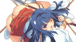 Rule 34 | 1girl, blue eyes, blue hair, evenicle, game cg, rope, uncensored
