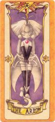 Rule 34 | 1990s (style), arrow (clow card), arrow (projectile), bow, cardcaptor sakura, clow card, retro artstyle, tagme