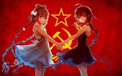 Rule 34 | china, communism, green eyes, highres, luo tianyi, tagme, yuezheng ling