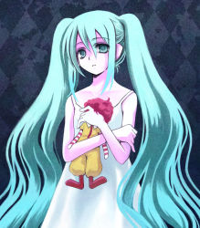 Rule 34 | bad id, bad pixiv id, cameo, character doll, doll, hatsune miku, mcdonald&#039;s, ronald mcdonald, solo, twintails, vocaloid