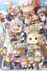 Rule 34 | &gt; &lt;, &gt; o, 6+boys, 6+girls, abigail williams (fate), anastasia (fate), anger vein, backpack, bag, bandage over one eye, bandages, basket, bb (fate), bb (fate) (all), bb (swimsuit mooncancer) (fate), bb (swimsuit mooncancer) (third ascension) (fate), bedivere (fate), belt buckle, black coat, black hair, black pantyhose, black skirt, blonde hair, blue hair, blush, brown hair, buckle, cape, captain nemo (fate), carrying, chaldea uniform, clenched hand, coat, commentary request, embarrassed, facial hair, fate/grand order, fate (series), florence nightingale (fate), food, fou (fate), francis drake (fate), fujimaru ritsuka (female), ganesha (fate), giant, giantess, glasses, gloom (expression), goredolf musik, hand up, hands on own face, hat, headgear, highres, ishtar (fate), james moriarty (archer) (fate), jeancle abel meuniere, jeanne d&#039;arc (fate), jeanne d&#039;arc (ruler) (fate), jekyll and hyde (fate), jinako carigiri, kingprotea (fate), leonardo da vinci (fate), leonardo da vinci (fate/grand order), leonardo da vinci (rider) (fate), mash kyrielight, miyamoto musashi (fate), mordred (fate), mordred (fate/apocrypha), moss, multiple boys, multiple girls, mustache, necktie, nemo (fate), nero claudius (fate), nero claudius (fate) (all), nero claudius (fate/extra), no pupils, one eye closed, ono-yuzi, open mouth, orange hair, pantyhose, paul bunyan (fate), pink hair, ponytail, popsicle, princess carry, purple hair, rama (fate), red hair, ribbon, scar, scheherazade (fate), scrunchie, selfie stick, shaded face, sherlock holmes (fate), sion eltnam sokaris, skirt, smile, staff, super orion (fate), sweatdrop, sword, tentacles, tiara, turban, twintails, weapon, yu mei-ren (fate)
