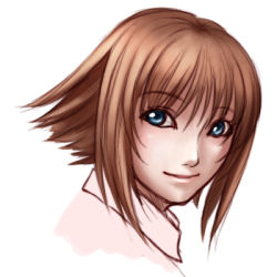 Rule 34 | 1girl, artist request, bodysuit, brown hair, dirge of cerberus final fantasy vii, final fantasy, final fantasy vii, looking at viewer, lowres, shelke the transparent, short hair, solo, square enix
