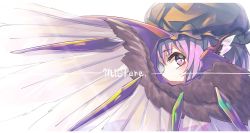 Rule 34 | 1girl, animal ears, brown hat, commentary request, feathered wings, hat, highres, looking at viewer, looking back, mystia lorelei, o (crazyoton46), pink eyes, pink hair, solo, touhou, upper body, white background, wings