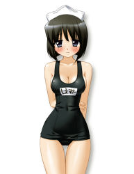 Rule 34 | 00s, artist request, black one-piece swimsuit, hip focus, name tag, one-piece swimsuit, school swimsuit, siesta (zero no tsukaima), solo, swimsuit, translated, wide hips, zero no tsukaima