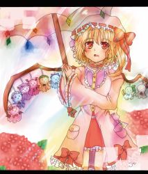 Rule 34 | &gt; &lt;, . ., 1girl, :&gt;, :d, :o, bat wings, blonde hair, bow, choker, cirno, coat, colorful, crescent, daiyousei, closed eyes, fairy wings, flandre scarlet, flower, gem, hat, hat ribbon, heart, hong meiling, hydrangea, izayoi sakuya, koakuma, letterboxed, long sleeves, looking at viewer, mob cap, msan3284, necktie, open mouth, patchouli knowledge, pocket, red eyes, remilia scarlet, ribbon, rumia, side ponytail, skirt, smile, solo, teruterubouzu, embodiment of scarlet devil, touhou, umbrella, wide sleeves, wings, xd