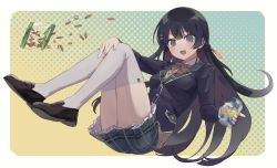 Rule 34 | 1girl, :d, bad id, bad pixiv id, black footwear, black hair, blazer, bow, bowtie, braid, can, censored, collared shirt, french braid, frilled skirt, frills, hair ornament, hairclip, highres, holding, holding can, jacket, long hair, looking at viewer, mosaic censoring, nijisanji, open mouth, pleated skirt, red bow, red bowtie, school uniform, shirt, skirt, smile, solo, sweater vest, thighhighs, tsukino mito, usirome, virtual youtuber, white shirt, white thighhighs