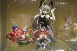 Rule 34 | :d, absurdres, angel, animal ears, blonde hair, blue eyes, blue hair, consensual tentacles, cum, cum in pussy, double v, fake animal ears, figure, fishnets, green eyes, haiyore! nyaruko-san, happy sex, highres, kneeling, leotard, long hair, luvriel, makai tenshi djibril, manabe rika, multiple girls, open mouth, panties, penis, photo (medium), pink hair, playboy bunny, pussy, rabbit ears, short hair, size difference, smile, spread legs, tentacle sex, tentacles, thighhighs, twintails, uncensored, underwear, v, vaginal, white legwear, x-ray