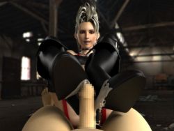 Rule 34 | 00s, 1girl, 3d, boots, censored, cum, cuson, final fantasy, final fantasy x, final fantasy x-2, footjob, gloves, paine, penis, red eyes, sex, silver hair