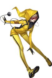 Rule 34 | arai motoha, ball and chain (weapon), bodysuit, persona, persona 5, persona 5: the phantom x, tagme, yellow bodysuit