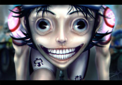 Rule 34 | 1boy, bicycle helmet, black eyes, black hair, crazy, creepy, helmet, midousuji akira, smile, yowamushi pedal
