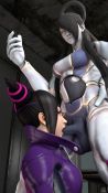 Rule 34 | 1futa, 1girl, 20s, 3d, android, animated, arm up, black hair, bodysuit, bouncing, bouncing testicles, breasts, capcom, catsuit, colored skin, covering one eye, covering privates, dentol, doll unit zero, drill hair, erection, eyepatch, fellatio, female seth (street fighter), futa with female, futanari, genderswap, genderswap (mtf), gold trim, grey skin, hair over one eye, han juri, hand on own hip, high collar, high ponytail, highres, indoors, irrumatio, large testicles, long hair, looking at another, looping animation, medium breasts, metal skin, neon trim, oral, orb, penis, ponytail, purple bodysuit, seth (street fighter), short hair, sidelocks, sitting, source filmmaker (medium), spinning, standing, street fighter, street fighter v, tanden engine, testicles, twin drills, uncensored, very long hair, video, yellow eyes, yin yang, yin yang orb