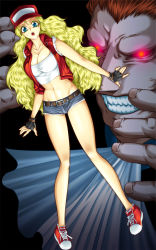 Rule 34 | breasts, capcom, dark, demitri maximoff, gender request, genderswap, large breasts, midnight bliss, shoes, sneakers, snk, terry bogard, the king of fighters, vampire, vampire (game)