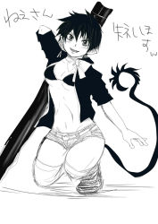 Rule 34 | ao no exorcist, breasts, gender request, genderswap, okumura rin, short hair, tagme, tail