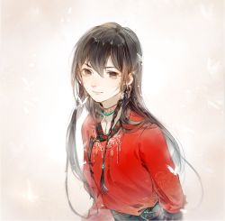 Rule 34 | 1boy, aged down, bishounen, black hair, braid, bug, butterfly, chinese clothes, earrings, highres, hua cheng, insect, jewelry, lili3639, long hair, long sleeves, looking at viewer, male focus, smile, solo, tianguan cifu, very long hair, white butterfly, wide sleeves