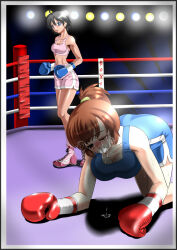 Rule 34 | 2girls, boxing, catfight, defeat, multiple girls, santos, tagme
