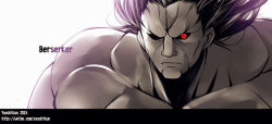 Rule 34 | 1boy, heracles (fate), character name, fate/stay night, fate (series), male focus, red eyes, solo, spot color, watermark, web address, yaoshi jun