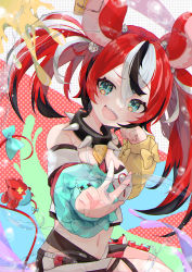Rule 34 | 1girl, absurdres, animal ears, bow, collar, dice hair ornament, hair ornament, hakos baelz, highres, hololive, hololive english, mouse ears, mouse girl, mouse tail, mousetrap, nemuta muu, solo, spiked collar, spikes, tail, tail bow, tail ornament, virtual youtuber