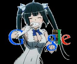 Rule 34 | 10s, animated, animated gif, arm ribbon, backless dress, backless outfit, black hair, bouncing breasts, bow, bowtie, breasts, cleavage, cleavage cutout, clenched teeth, closed eyes, clothing cutout, covered navel, dress, dungeon ni deai wo motomeru no wa machigatteiru darou ka, gloves, google, hair ornament, hestia (danmachi), holding, lowres, medium breasts, rei no himo, ribbon, smile, teeth, tight clothes, toothbrush, transparent background, twintails, white dress
