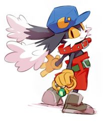 Rule 34 | 1boy, animal ears, belt, blue hat, closed mouth, collar, full body, furry, furry male, gloves, hat, kaze no klonoa, klonoa, long hair, looking at viewer, male focus, nemurism, shorts, simple background, smile, solo, white background, yellow gloves, yellow pupils