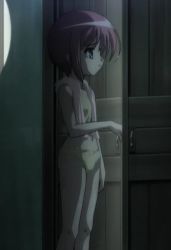 Rule 34 | 00s, camisole, chouhi, flat chest, koihime musou, lingerie, panties, red hair, screencap, short hair, solo, stitched, third-party edit, underwear