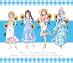Rule 34 | 4girls, character request, high heels, highres, long hair, miyamori aoi, multiple girls, official art, shirobako, short hair