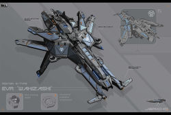 Rule 34 | aircraft, airplane, blueprint (medium), commentary, concept art, drone, ecm interceptor (star conflict), engine, english text, fighter jet, glowing, interceptor (star conflict), jericho (star conflict), jet, karanak, logo, machinery, mechanical, military, military vehicle, no humans, photoshop (medium), realistic, science fiction, shadow, space ship, spacecraft, spaceship, star conflict, starfighter, vehicle focus