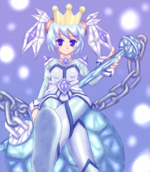 Rule 34 | 1girl, artist request, blizzard princess, blue hair, duel monster, solo, tagme, yu-gi-oh!