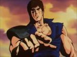 Rule 34 | 1980s (style), 1boy, animated, sound, black hair, blue shirt, cloud, hokuto no ken, kenshiro, manly, retro artstyle, retro artstyle, shirt, short hair, spanish text, subtitled, video, video, you are already dead