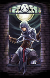 Rule 34 | 1boy, altair ibn la-ahad, assassin&#039;s creed, assassin&#039;s creed (series), belt, blade, emblem, gloves, concealed weapon, hidden blade (assassin&#039;s creed), hood, keisukegumby, knife, male focus, robe, sheath, solo, strap, weapon