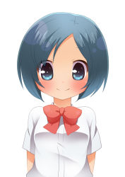 1girl bad_id bad_pixiv_id blue_eyes blue_hair inazuma_eleven inazuma_eleven_(series) inazuma_eleven_go ribbon ringo_yuyu school_uniform short_hair smile sorano_aoi