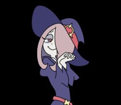 Rule 34 | 10s, 1girl, little witch academia, lowres, pink eyes, pink hair, solo, sucy manbavaran, tagme
