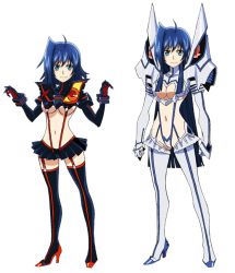 Rule 34 | 10s, blue hair, boots, breasts, cardfight!! vanguard, cosplay, gender request, genderswap, gloves, high heel boots, high heels, kill la kill, sendou aichi, skirt, thigh boots, thighhighs, third-party edit