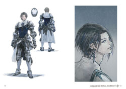 Rule 34 | 1girl, androgynous, armor, artbook, black hair, blue eyes, blue jacket, brooch, capelet, collared capelet, concept art, copyright name, copyright notice, ear piercing, earrings, expressionless, facing away, faulds, final fantasy, final fantasy xiv, full body, gauntlets, greaves, highres, jacket, jewelry, looking at viewer, multiple views, namae ayumi, official art, page number, paladin (final fantasy), pauldrons, piercing, portrait, reverse trap, scan, short hair, shoulder armor, simple background, skirt, standing, white background, white capelet, white skirt, zero (ff14)